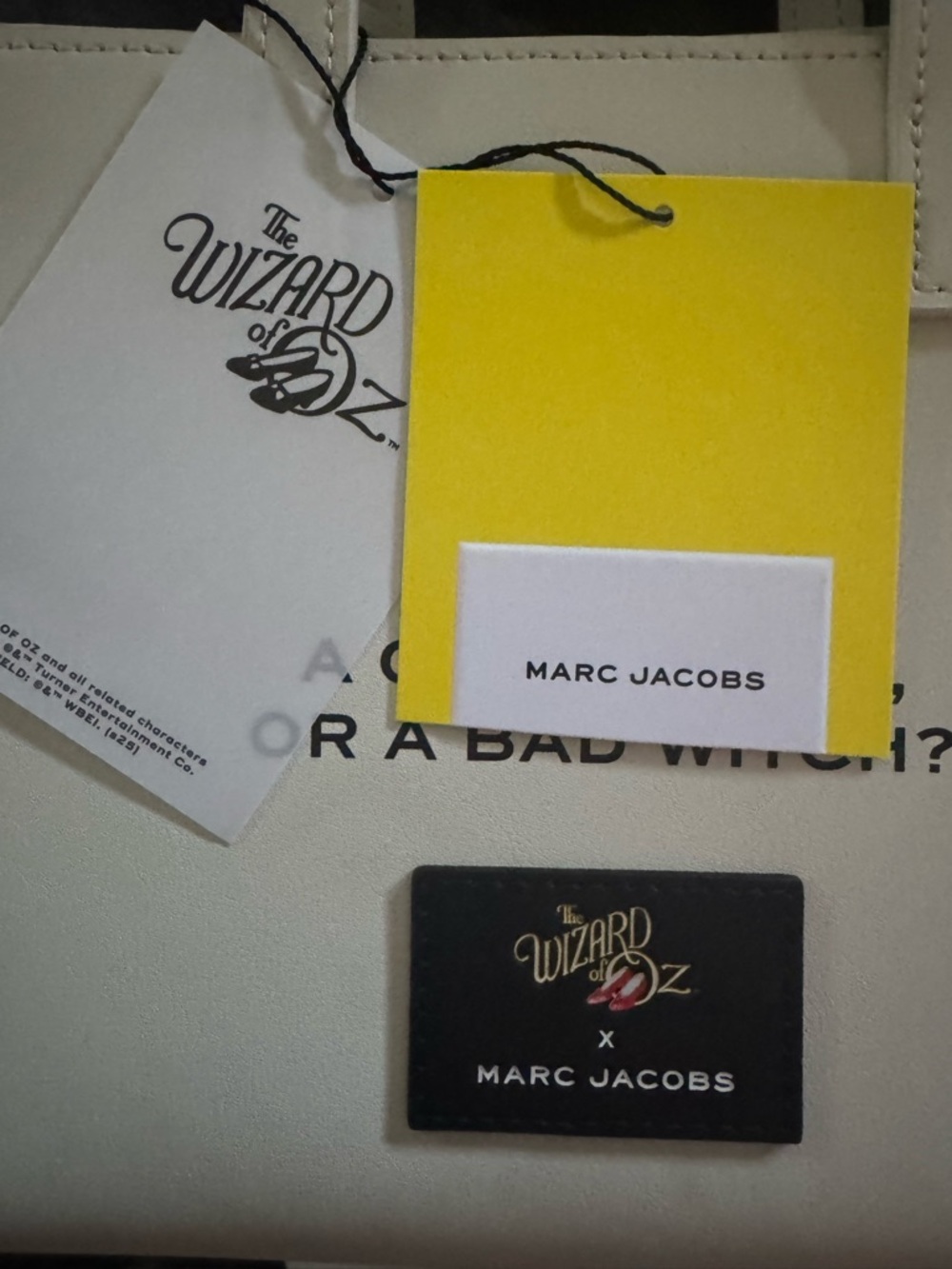 Marc Jacobs x The Wizard of Oz Mini Grind Leather Tote LIMITED EDITION NWT - Picture 4 of 4